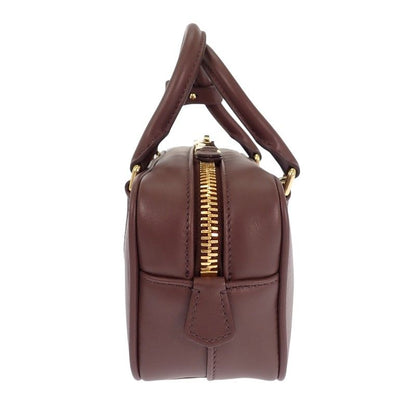 Miu Miu Miu Arcadi Leather Bag Regular 2-Way Bag Briarwood Gold