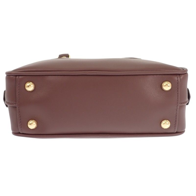 Miu Miu Miu Arcadi Leather Bag Regular 2-Way Bag Briarwood Gold
