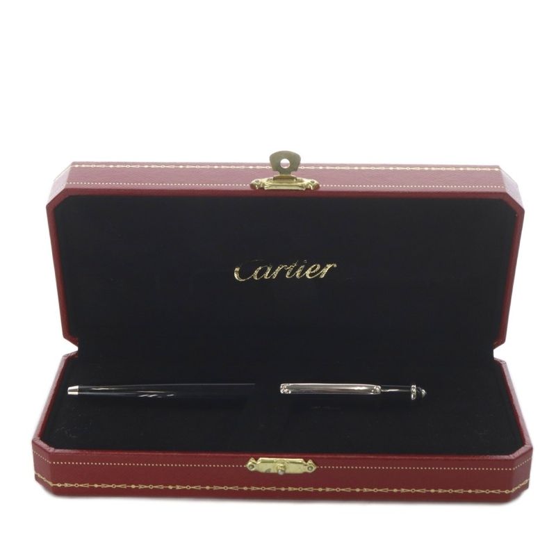 Cartier Diavolo de Ballpoint Pen Twist Type Black