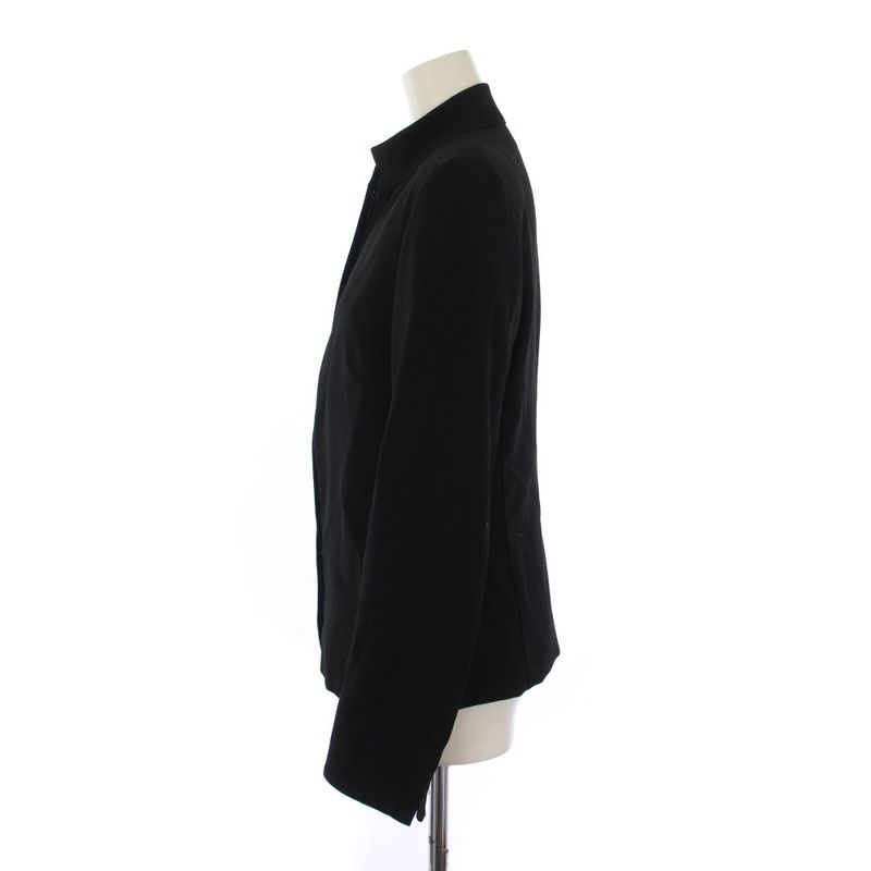 Gucci Jacket Zip Up Stand Collar Wool 40 Black