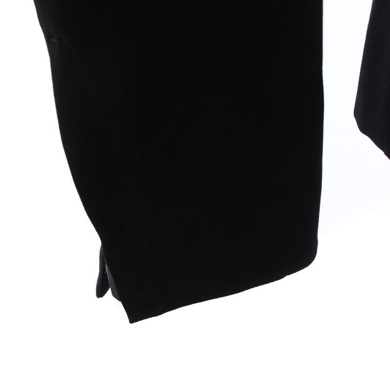 Gucci Jacket Zip Up Stand Collar Wool 40 Black