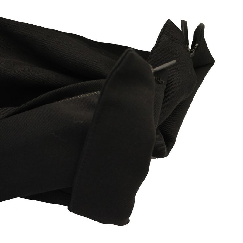 Gucci Jacket Zip Up Stand Collar Wool 40 Black