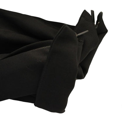 Gucci Jacket Zip Up Stand Collar Wool 40 Black