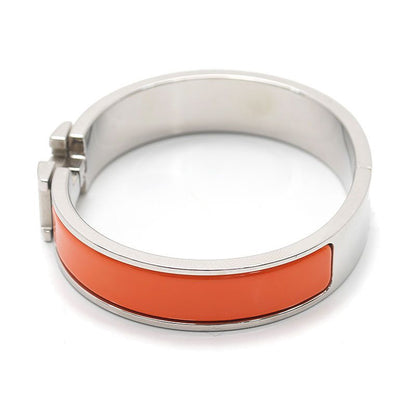 Hermes Clic Clac Bracelet Bangle Orange