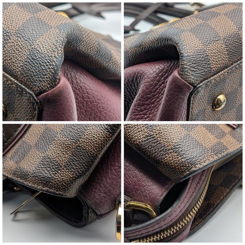 Louis Vuitton le Mandie Damier Aurore 2-Way Shoulder Bag Brown