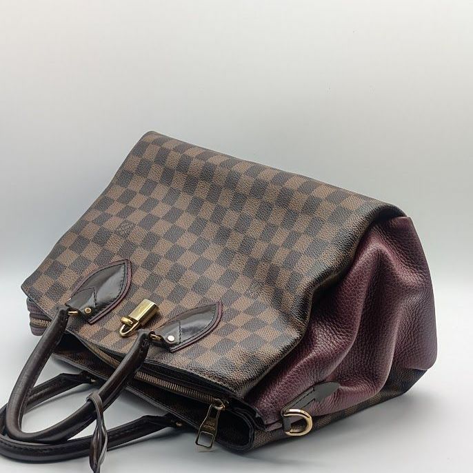 Louis Vuitton le Mandie Damier Aurore 2-Way Shoulder Bag Brown