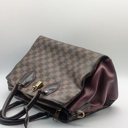 Louis Vuitton le Mandie Damier Aurore 2-Way Shoulder Bag Brown