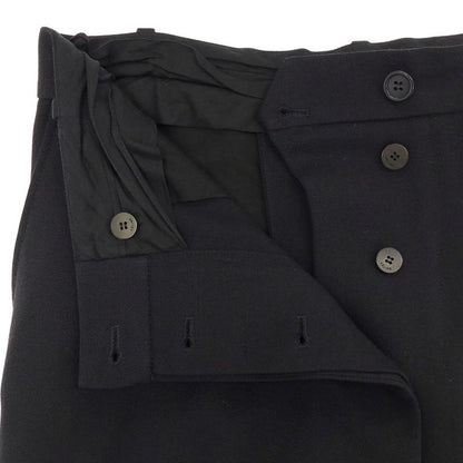 Celine Center Slit Wool Skirt 2 Dark Navy 38
