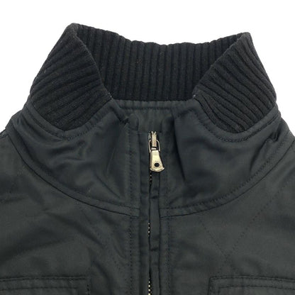 Dolce & Gabbana Quilted Nylon Rib Jacket Black 46