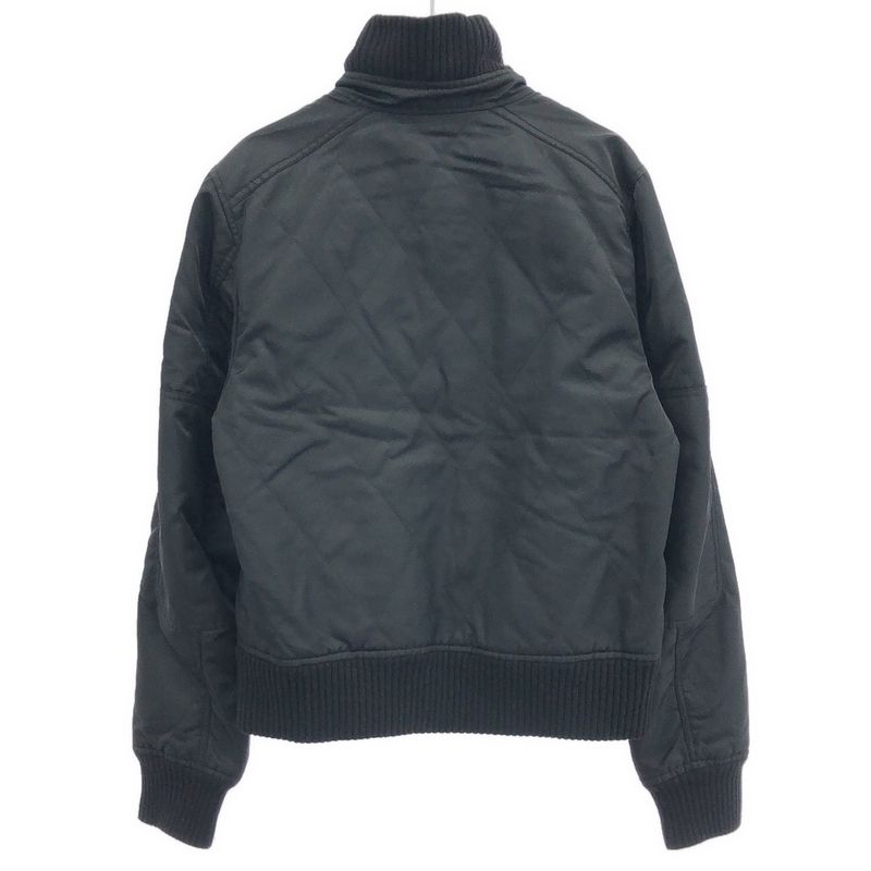 Dolce & Gabbana Quilted Nylon Rib Jacket Black 46