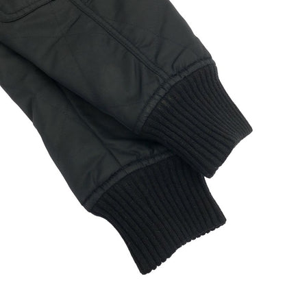 Dolce & Gabbana Quilted Nylon Rib Jacket Black 46