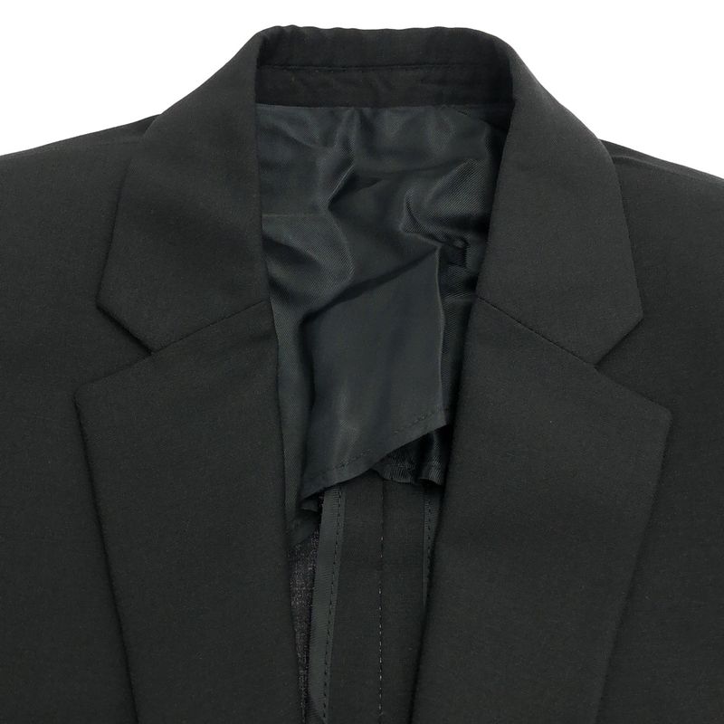 Balenciaga Tailored Jacket & Trousers Pants Set Suit Black 44