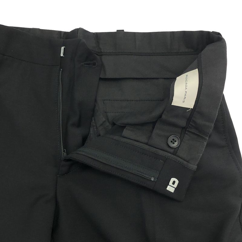 Balenciaga Tailored Jacket & Trousers Pants Set Suit Black 44