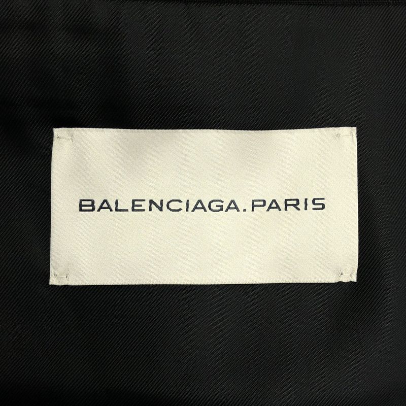 Balenciaga Tailored Jacket & Trousers Pants Set Suit Black 44
