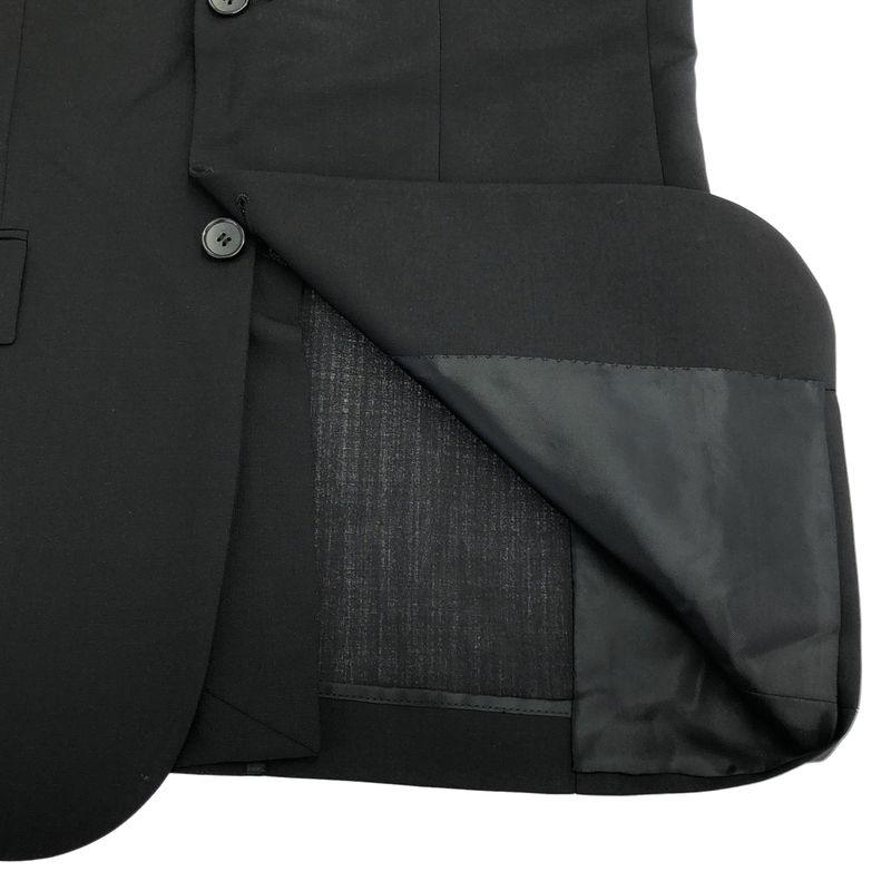 Balenciaga Tailored Jacket & Trousers Pants Set Suit Black 44