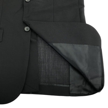 Balenciaga Tailored Jacket & Trousers Pants Set Suit Black 44