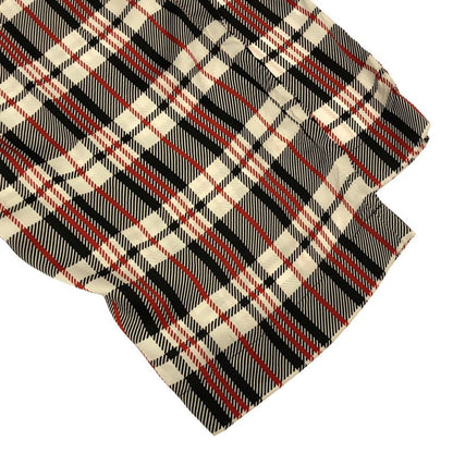 Balenciaga Silk Satin Easy Check Pants Mix 36