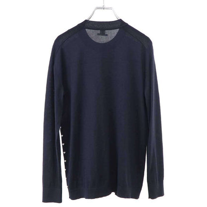 Hermes Brides de Gala Love Cashmere Silk Knit Sweater Navy 34