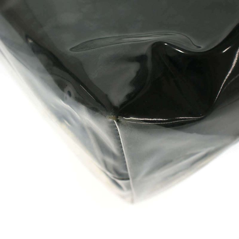 Gucci Comme Des Garcons Sherry Line Vinyl Tote Black