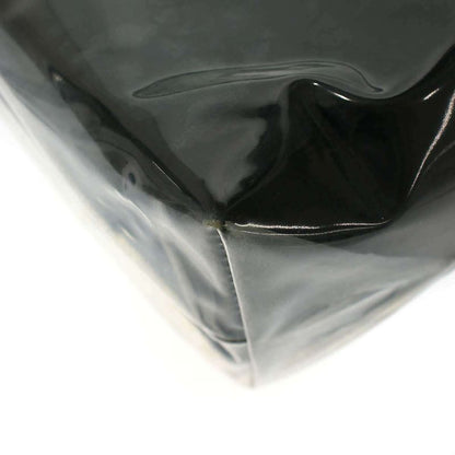 Gucci Comme Des Garcons Sherry Line Vinyl Tote Black