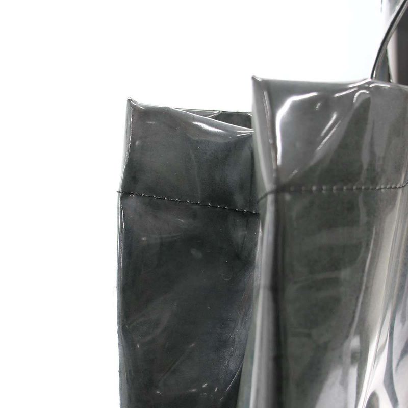 Gucci Comme Des Garcons Sherry Line Vinyl Tote Black