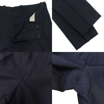 Balenciaga Tailored Jacket & Trousers Pants Set Suit Navy 44