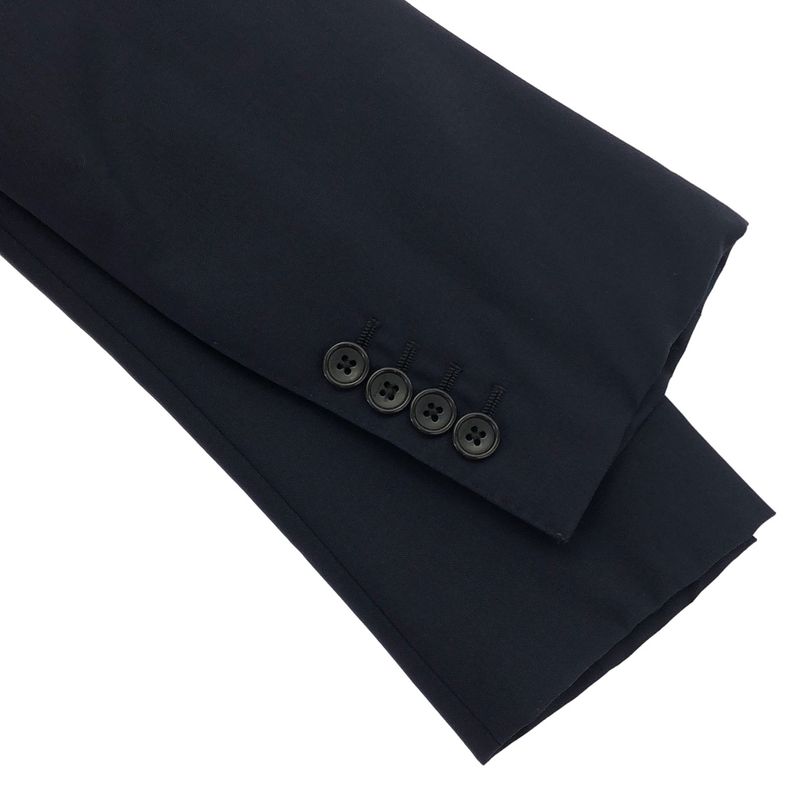 Balenciaga Tailored Jacket & Trousers Pants Set Suit Navy 44