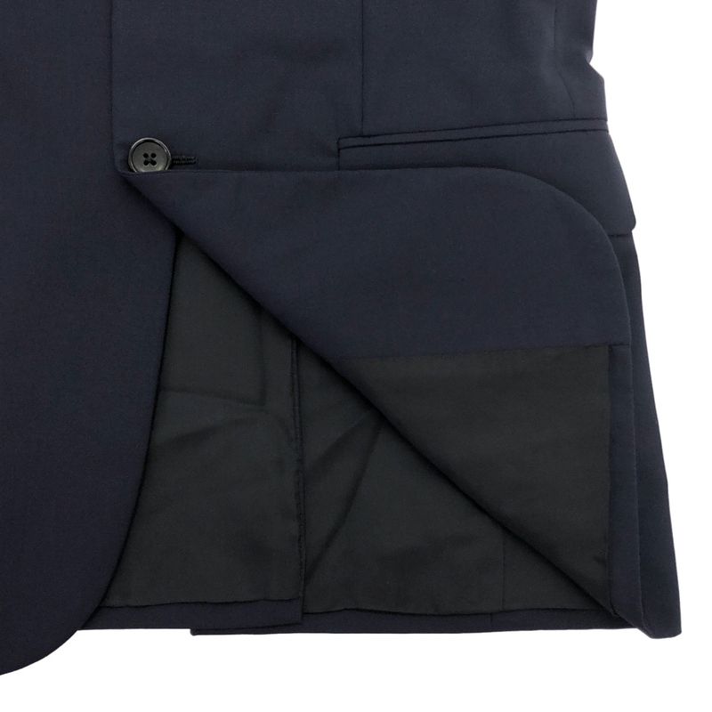 Balenciaga Tailored Jacket & Trousers Pants Set Suit Navy 44