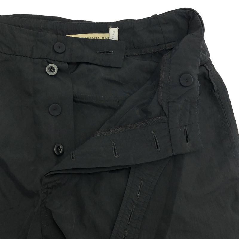Balenciaga Nylon Belted Pants Black