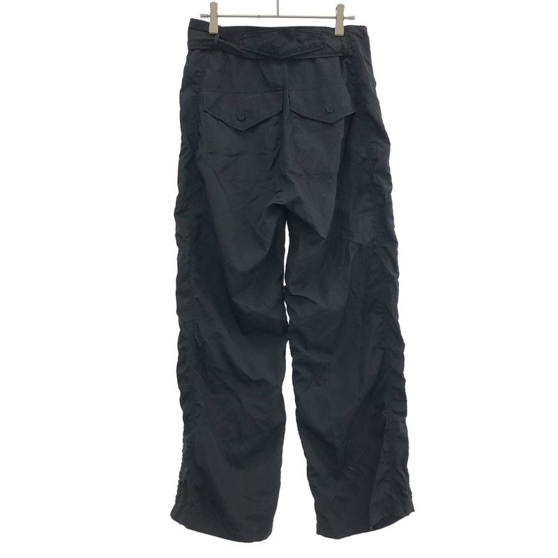 Balenciaga Nylon Belted Pants Black
