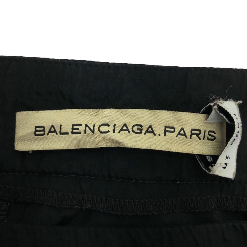 Balenciaga Nylon Belted Pants Black