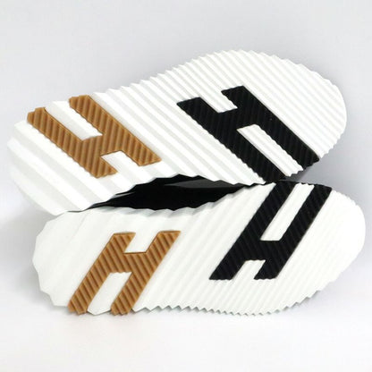 Hermes Bouncing Leather Sneakers Black 36.5 23.5 cm Shoes