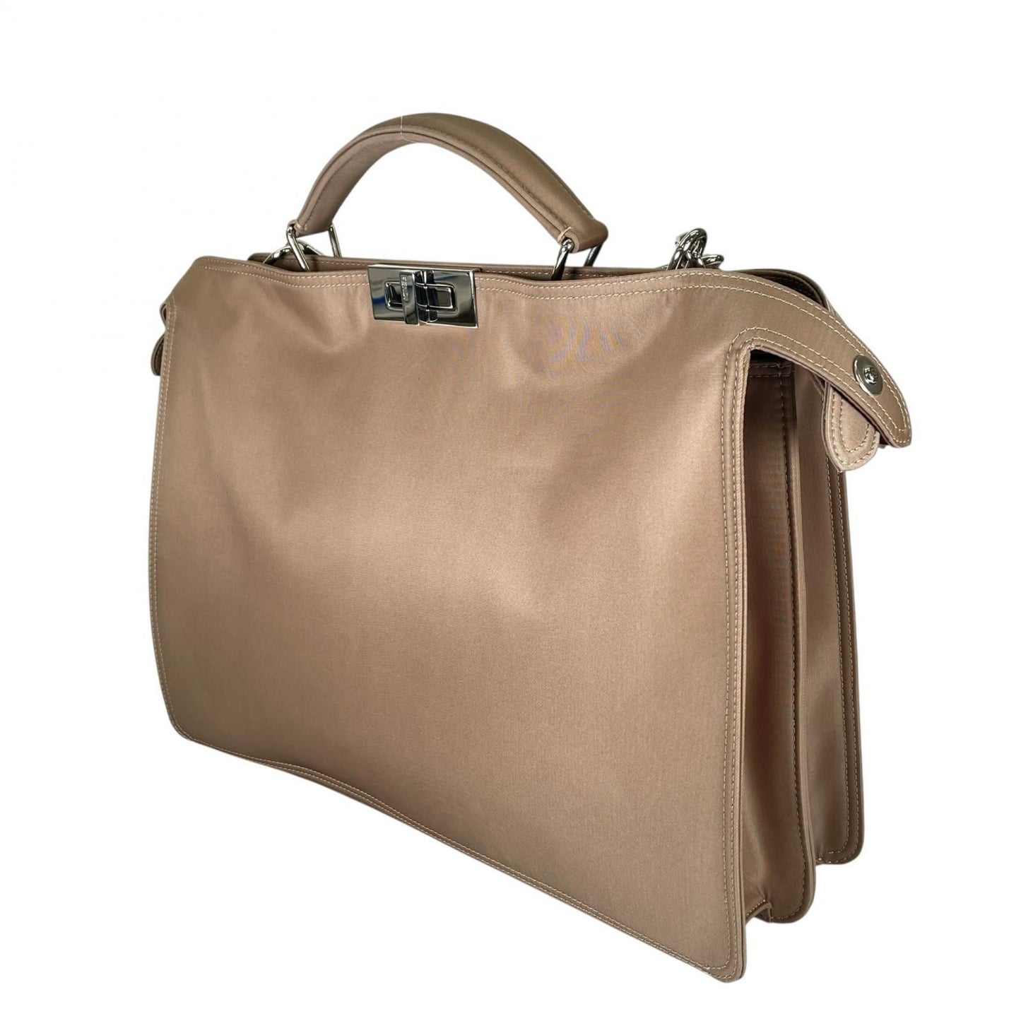Fendi Peekaboo Business Bag Nylon Beige — view 2