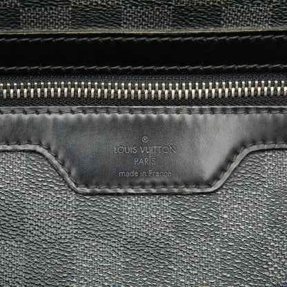 Louis Vuitton Damier Graphite Mick MM Crossbody Shoulder Bag Black Leather