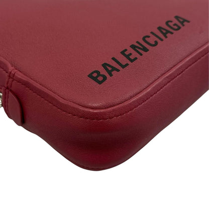 Balenciaga Clutch Leather Red Triangle — view 5