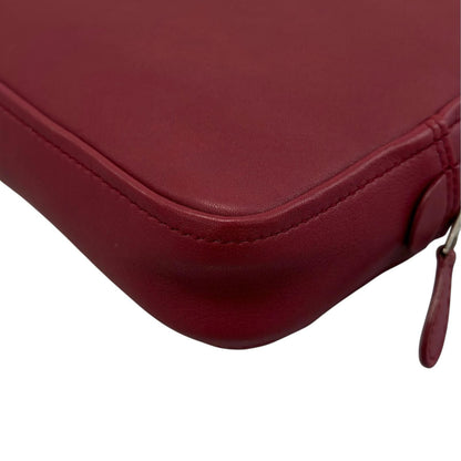 Balenciaga Clutch Leather Red Triangle — view 8
