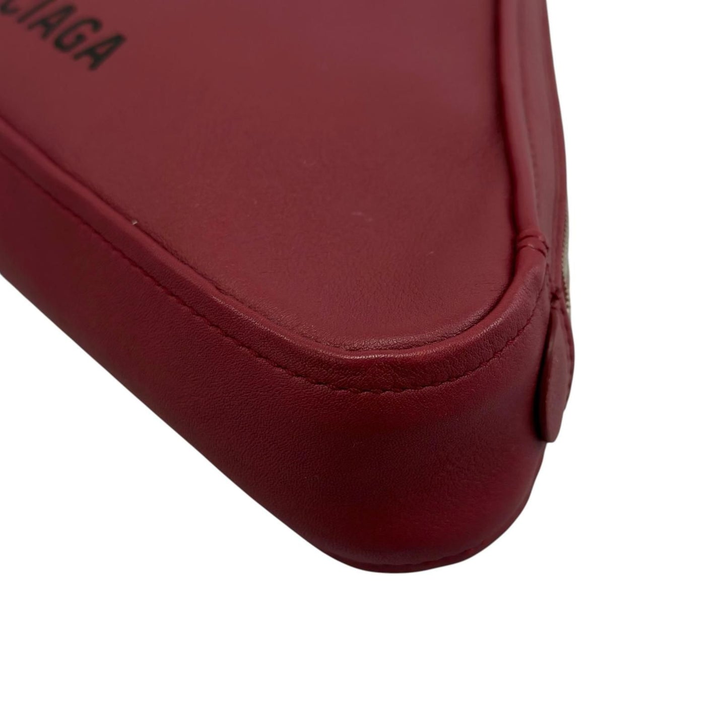 Balenciaga Clutch Leather Red Triangle — view 6