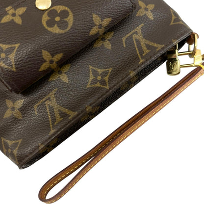 Louis Vuitton Partition Shoulder Bag Monogram Canvas Brown Pouch — view 6
