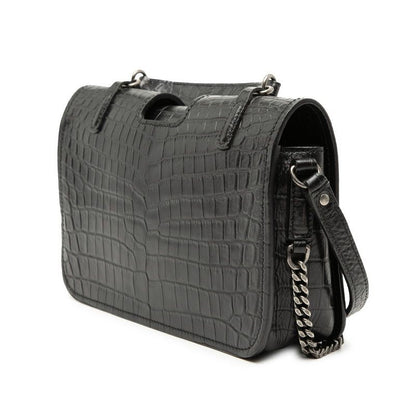 Saint Laurent Charlotte Toy Croco Shoulder Bag