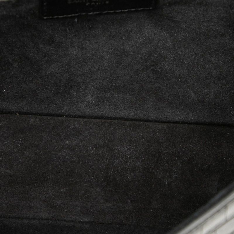 Saint Laurent Charlotte Toy Croco Shoulder Bag