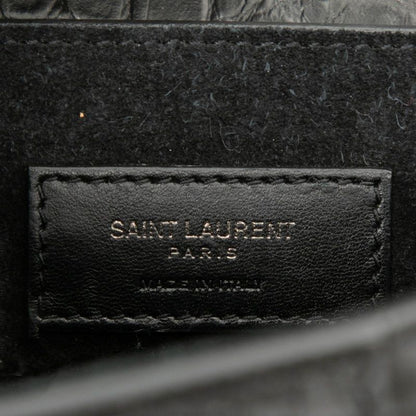 Saint Laurent Charlotte Toy Croco Shoulder Bag