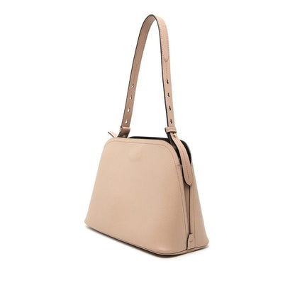 Prada Depth Shoulder Bag Cipria Beige Saffiano Leather
