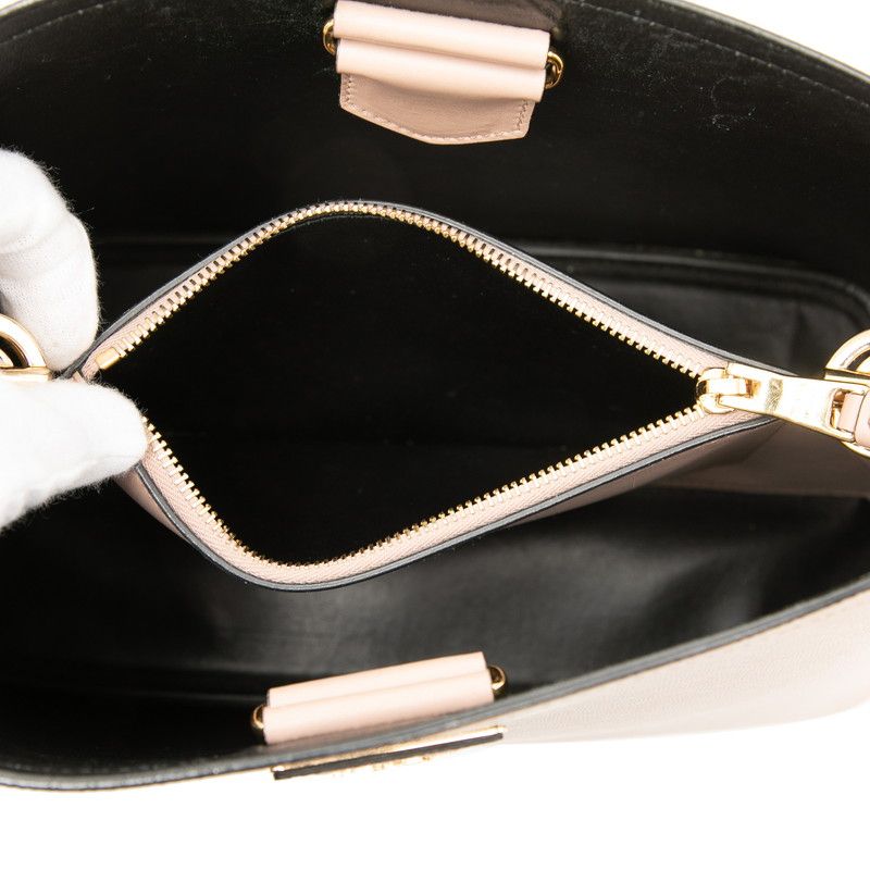 Prada Depth Shoulder Bag Cipria Beige Saffiano Leather