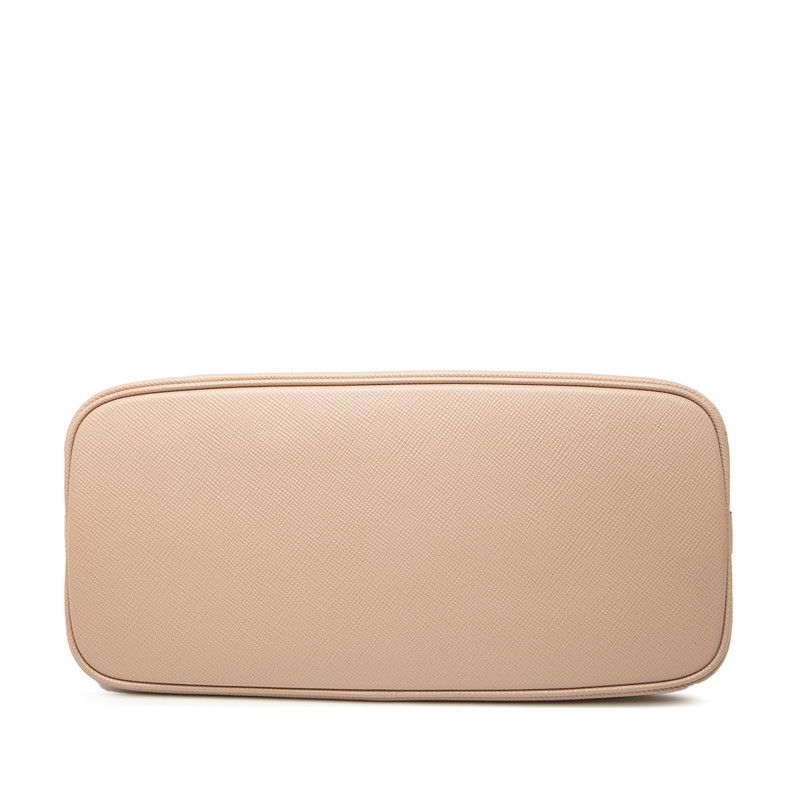 Prada Depth Shoulder Bag Cipria Beige Saffiano Leather