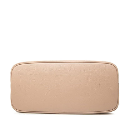 Prada Depth Shoulder Bag Cipria Beige Saffiano Leather