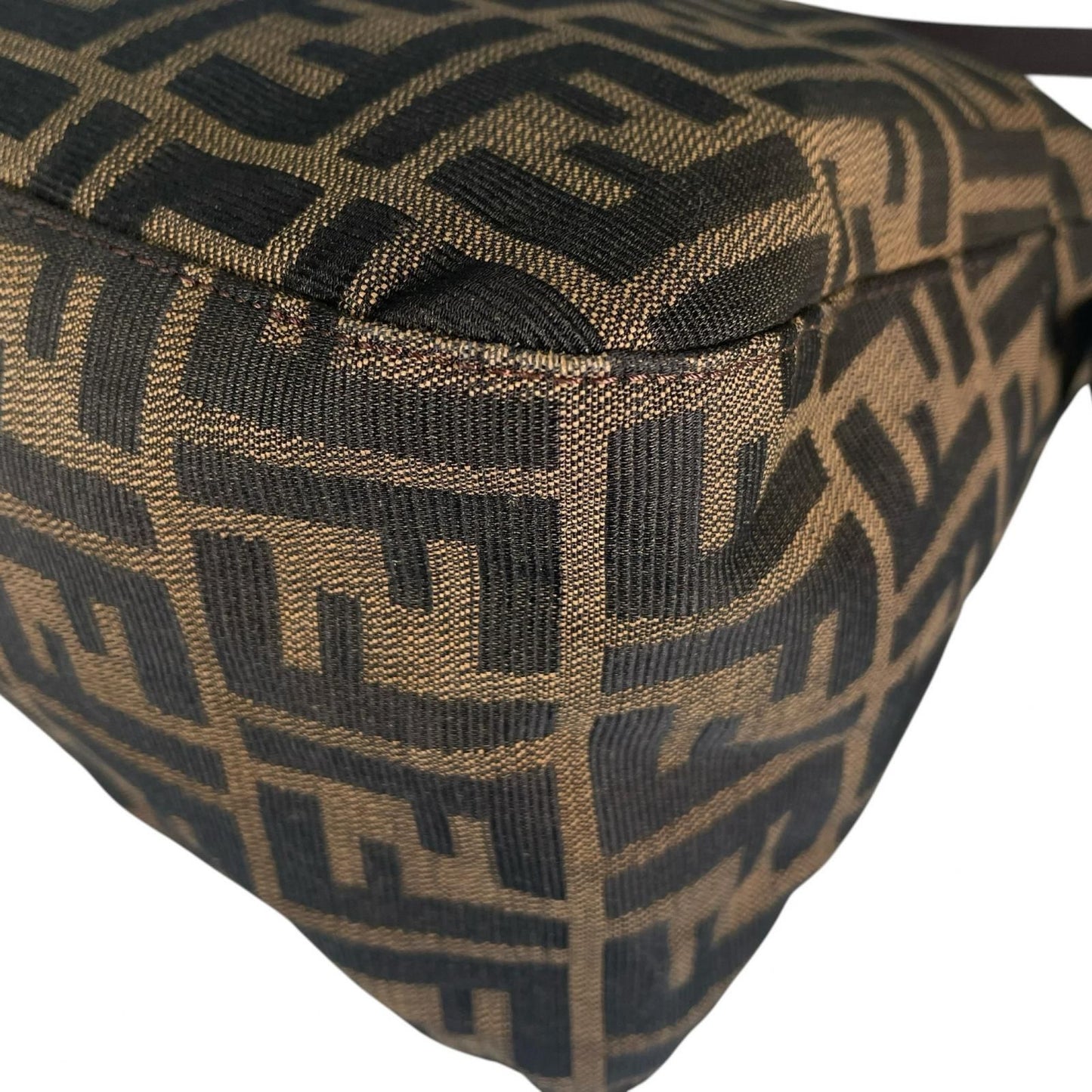 Fendi Zucca Handbag Canvas Brown — view 8
