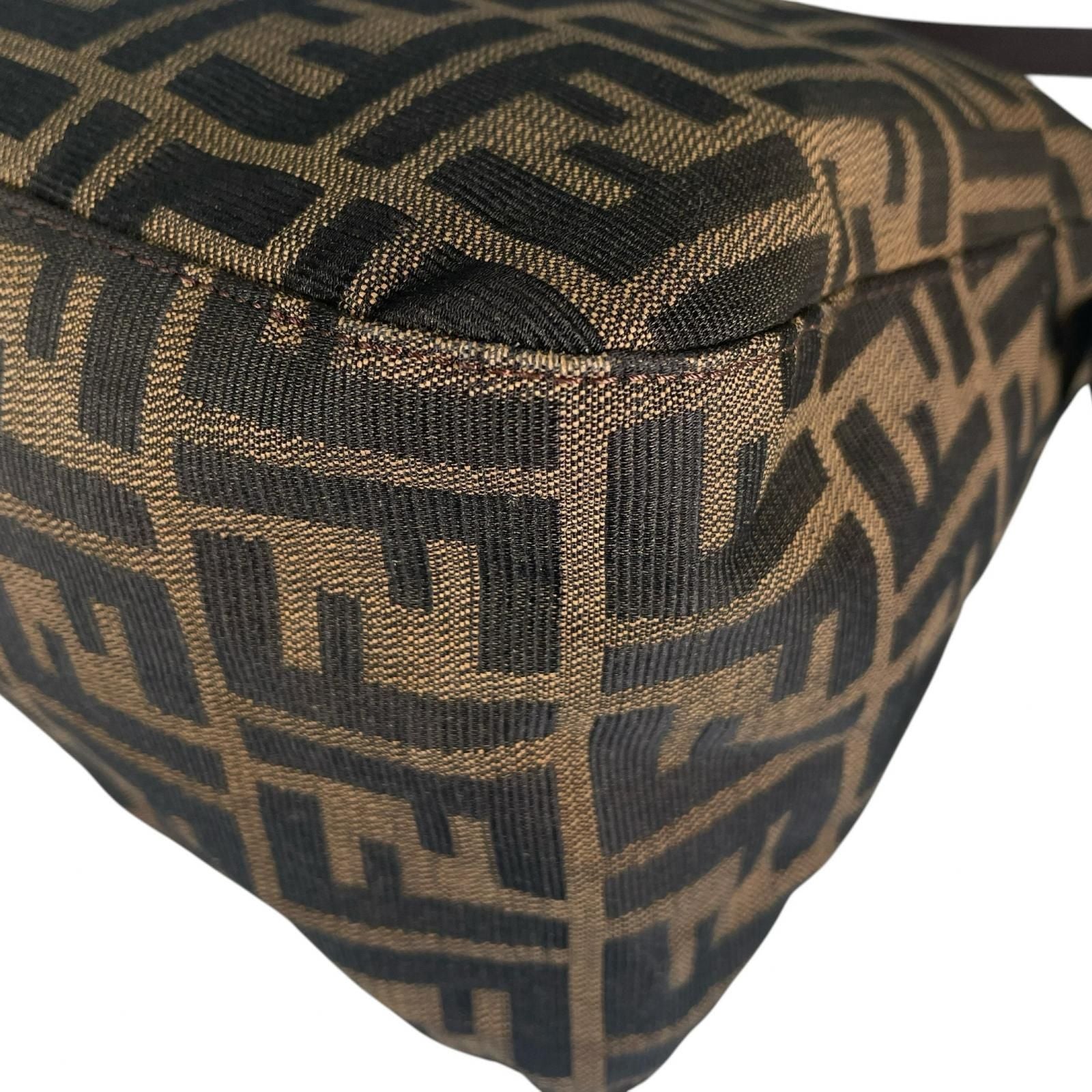 Fendi Zucca Handbag Canvas Brown — view 8
