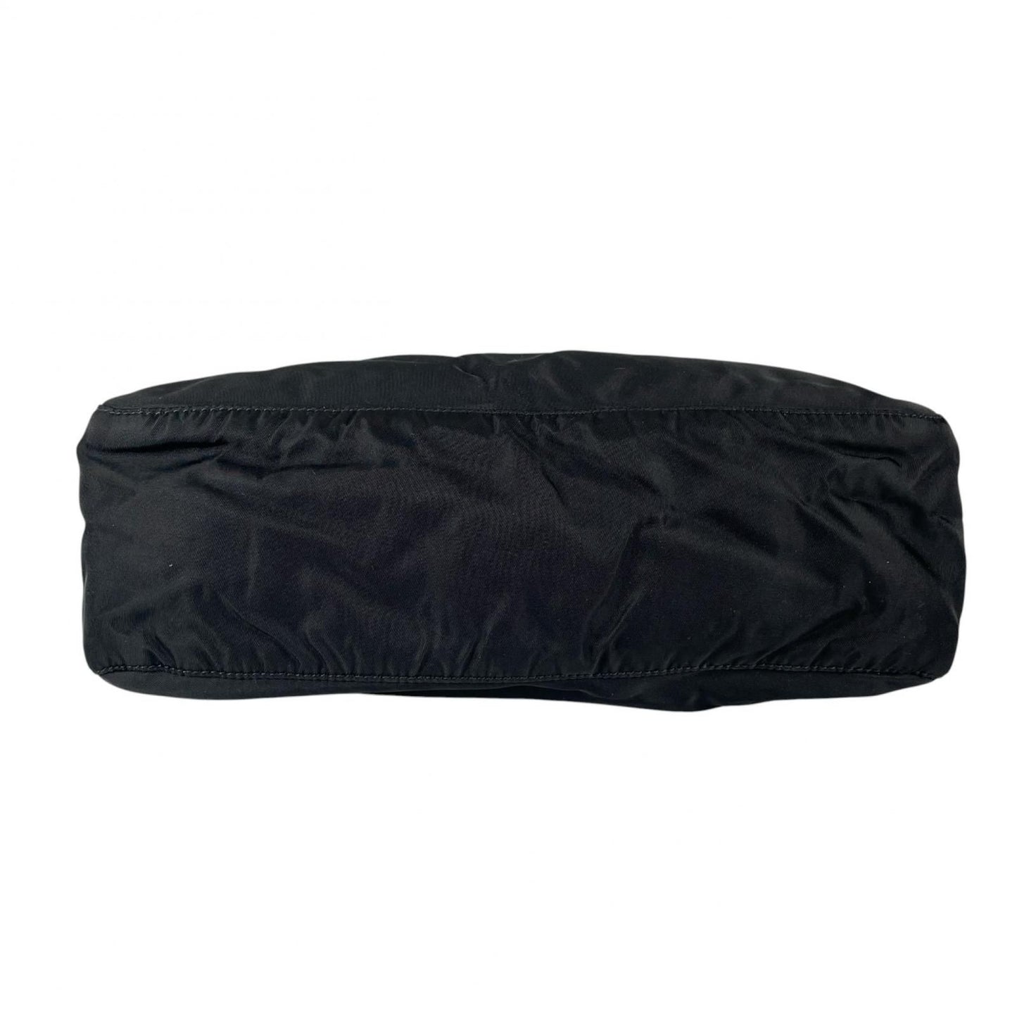Prada Triangle Logo Shoulder Bag Nylon Black — view 4