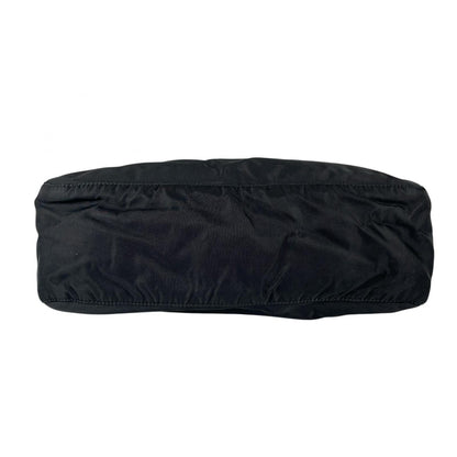 Prada Triangle Logo Shoulder Bag Nylon Black — view 4