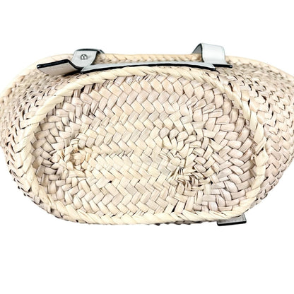 Loewe Handbag Raffia White Basket — view 4